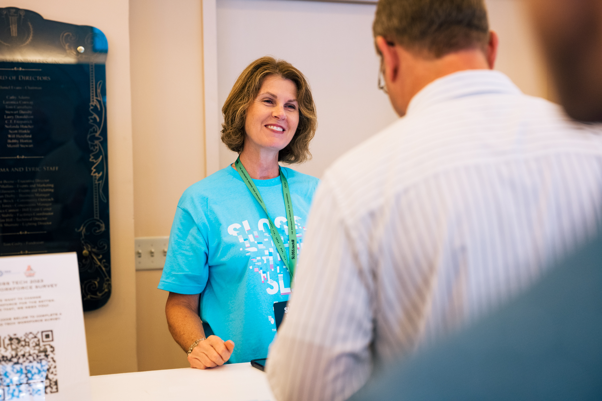 Jessica Eisenburg volunteering for BWIT at Sloss Tech